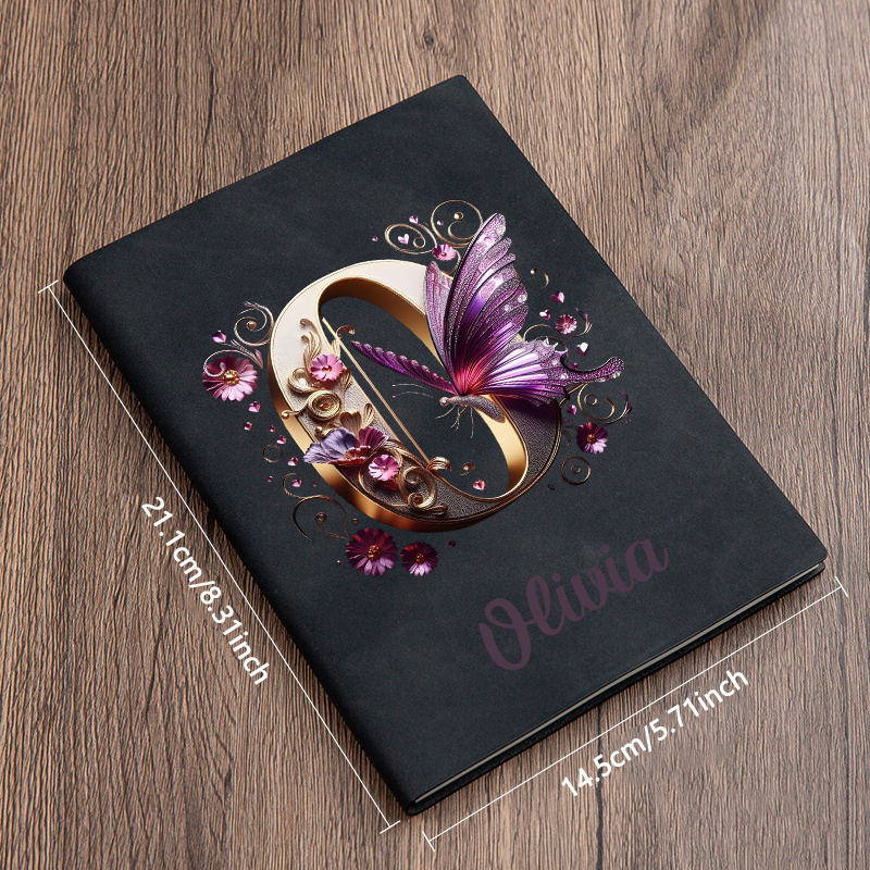 Leather Work Diary Covers - Quaderno in similpelle personalizzabile con nome