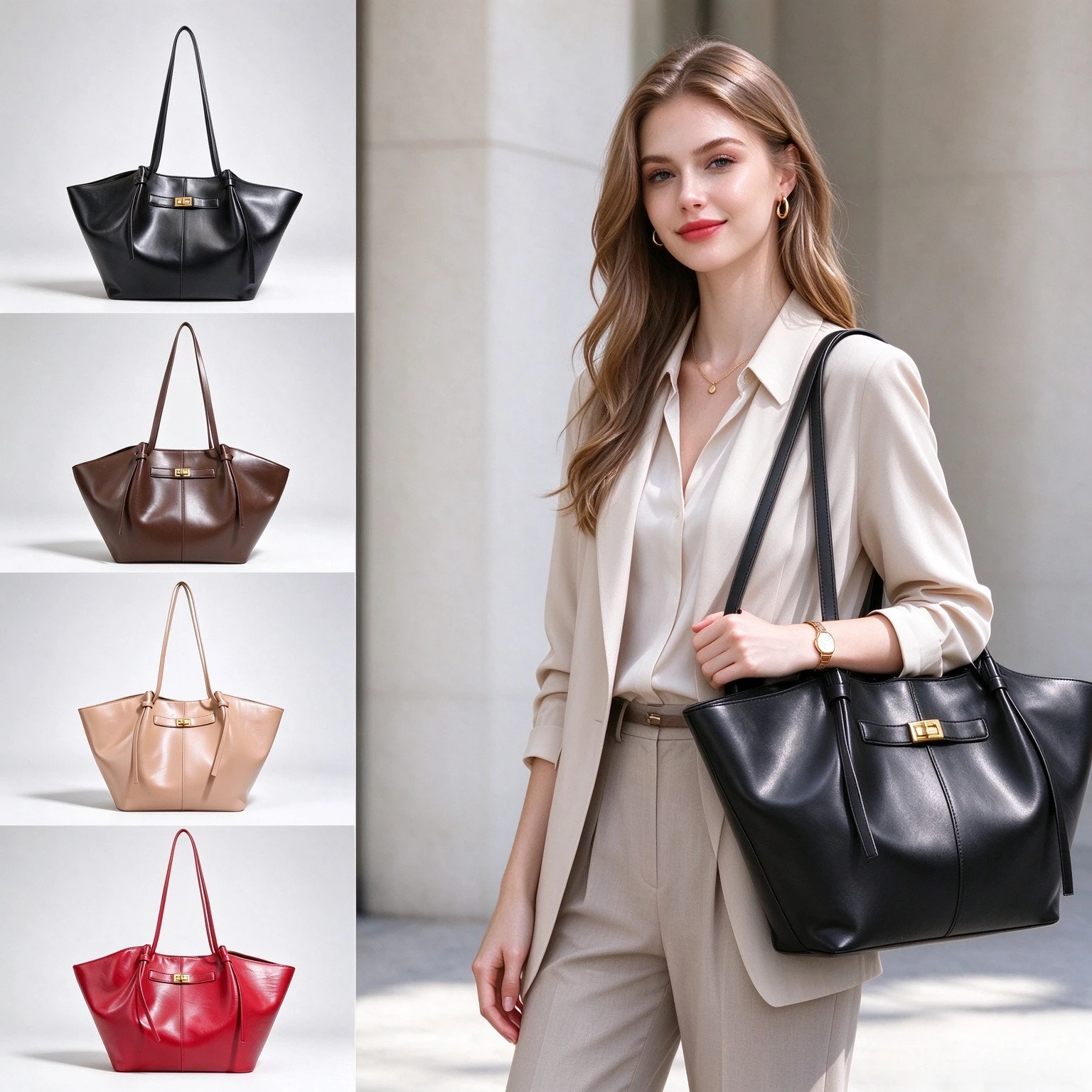 Leatherwork Designs - Borsa a mano di lusso da