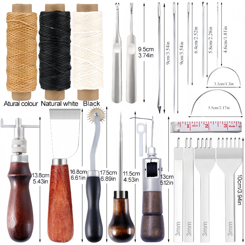 Groover Stitching Tool - Kit Professionale di Strumenti per Lavorazione