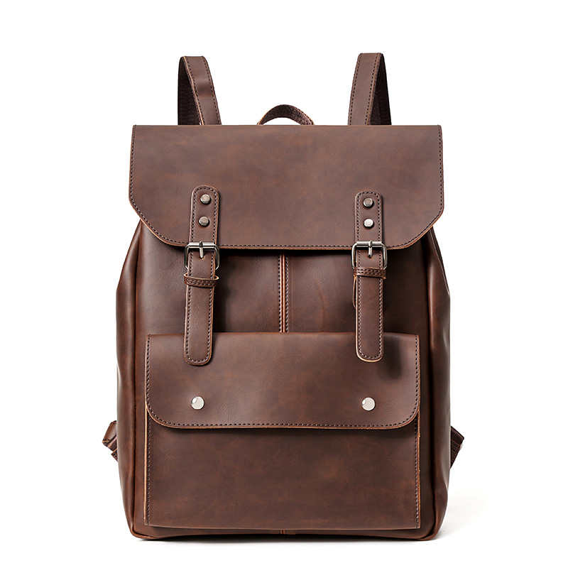 Zaino vintage da uomo in pelle - Leather Work Rucksack Mens recensione e prezzo