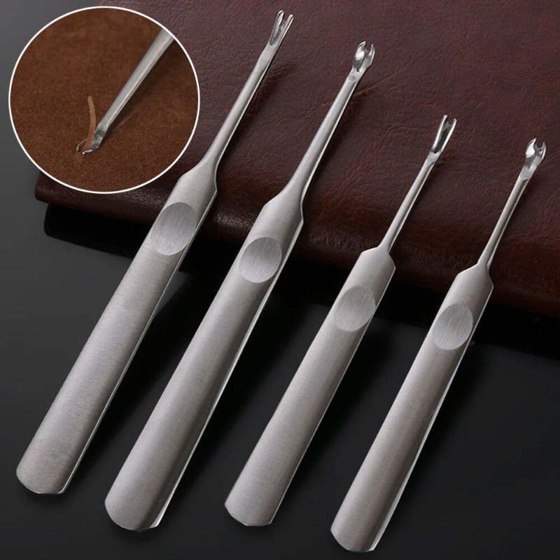 4 pezzi U + V cucitura in pell - Groover Stitching Tool recensione e prezzo