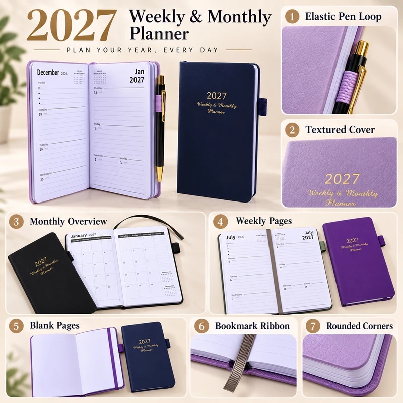 Agenda settimanale e mensile 2 - Leather Work Diary Covers recensione e prezzo