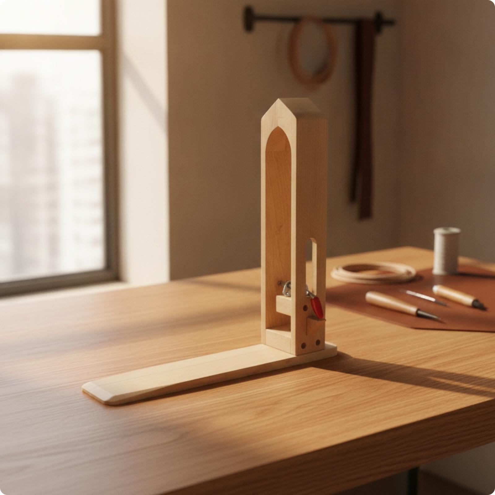 Morsetto in legno di faggio pe - Leatherwork Hand Press recensione e prezzo